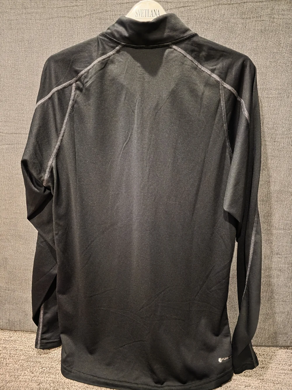 The North Face Black Quarter-Zip Performance Pullover FlashDry Size S